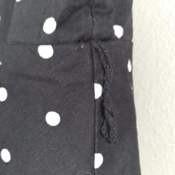 Bailey Blue Fit and Flare Polka Dot Dress Black White Medium - Picture 4 of 13